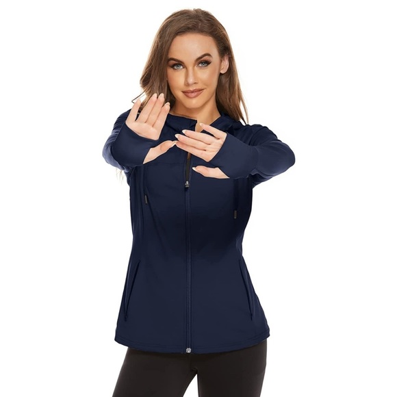 MOCOLY Women's UPF 50+ Sun Protection Hoodie Jacket Lightweight - Picture 3 of 7